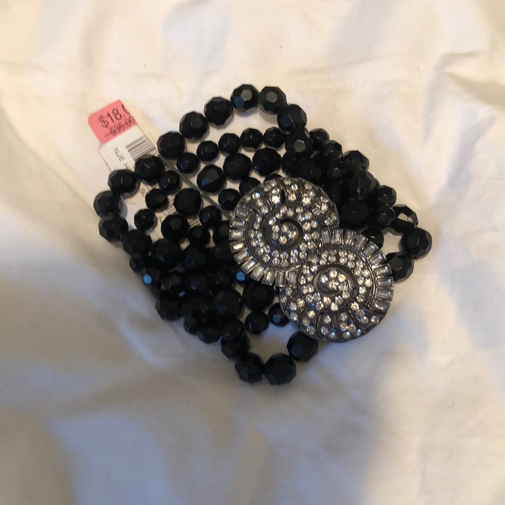 Beaded Rhinestone Bracelet